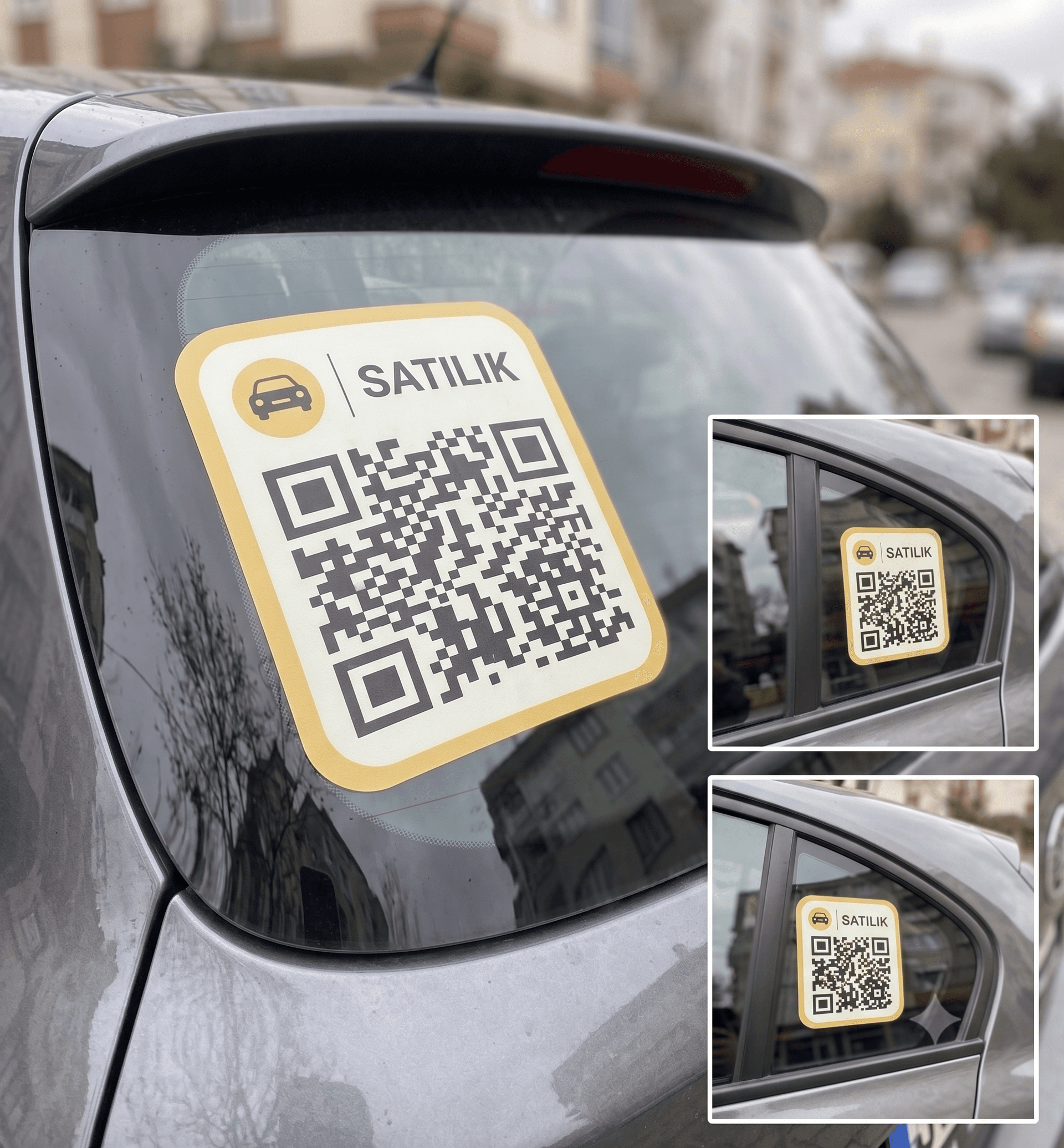 araç için qrla.app QR etiketi