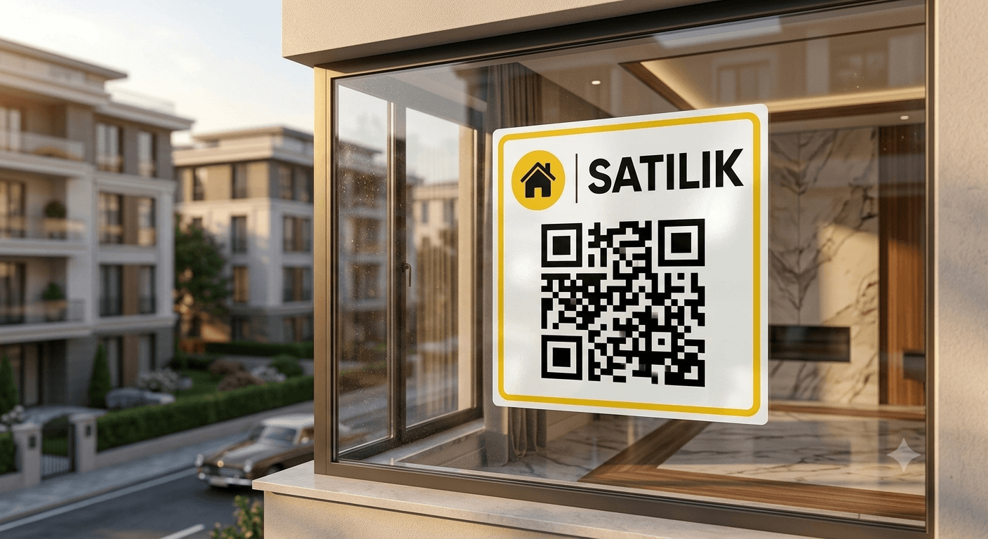 ev için qrla.app QR etiketi